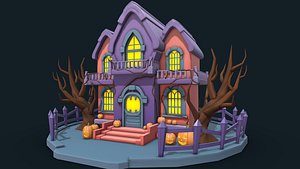 3D Stylized Halloween House