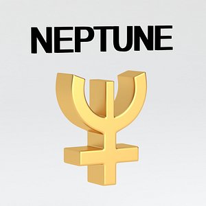 astrological sign solar system NEPTUNE 3D