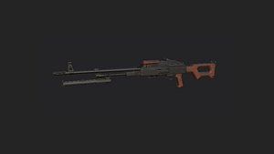 Pistol 3D Model 035 3D