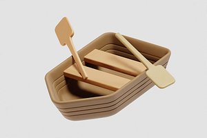 Paddle Boat 3d model