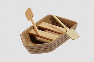 Paddle Boat 3d model
