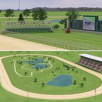 Realistic Horse Track