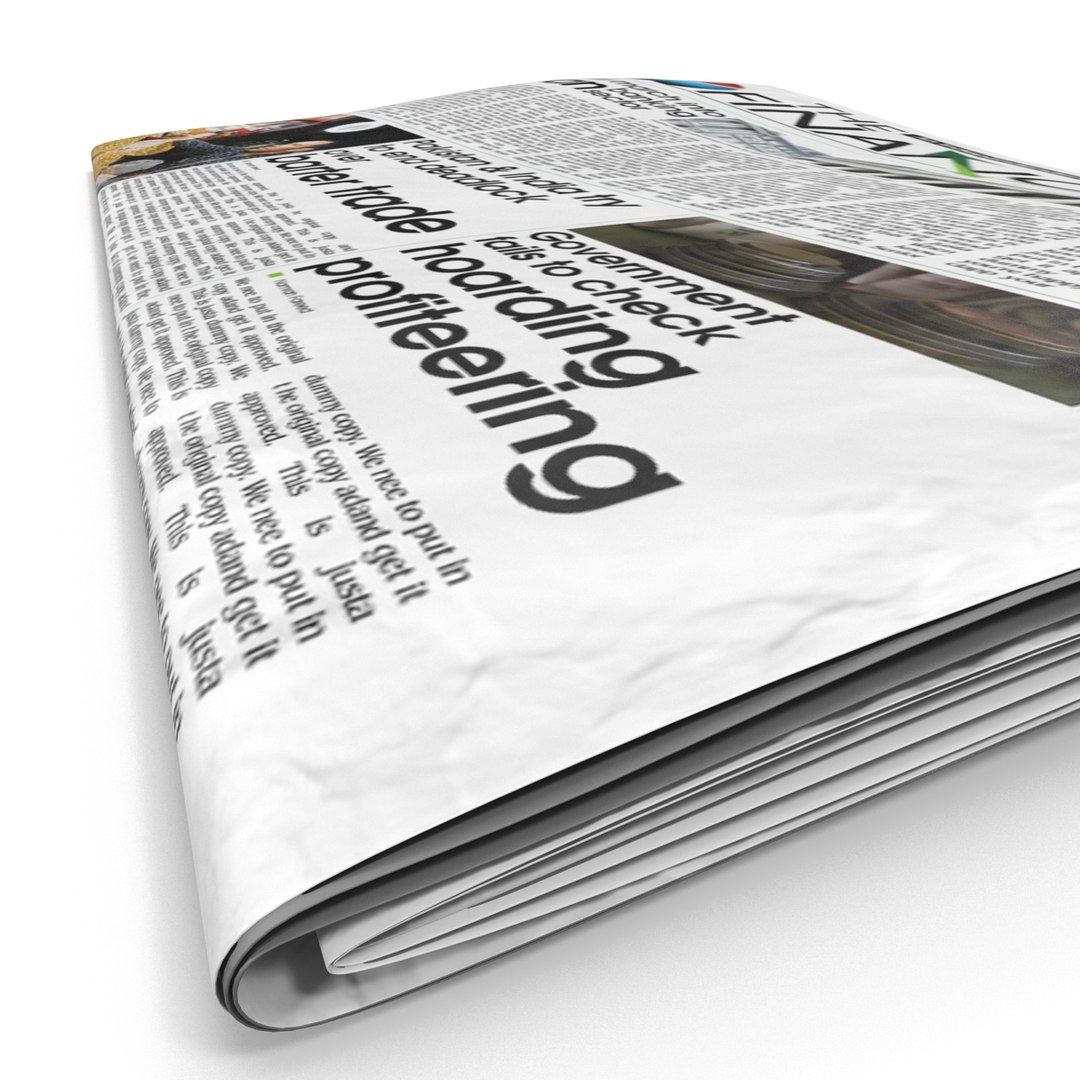 obj newspaper modeled realistic https://p.turbosquid.com/ts-thumb/G2/yW9V7K/cjphD9ZP/newspaper3dmodel13/jpg/1427997130/1920x1080/fit_q87/44cf9aed9aad6ecc619c86c319ca10433ccb7007/newspaper3dmodel13.jpg