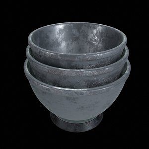 3D Other kitchenware-Stainless Steel Mixing Bowls-PBR 3D MODEL 3D model