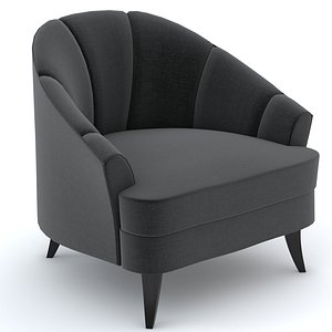3d model bolier modern luxury club chair