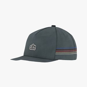 Patagonia Line Logo Ridge Stripe Funfarer Cap Nouveau Green