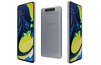 Samsung Galaxy A80 White Low Poly