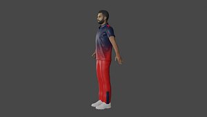 Virat Kohli 3D model