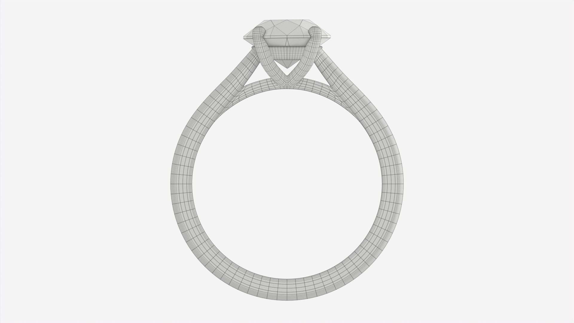 3D Model Gold Diamond Ring Jewelry 03 - TurboSquid 1968702