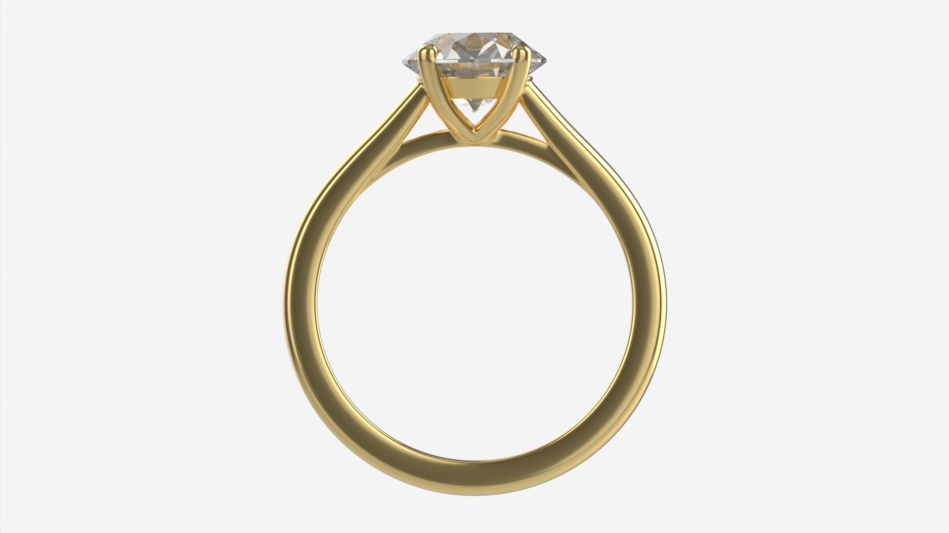 3D Model Gold Diamond Ring Jewelry 03 - TurboSquid 1968702