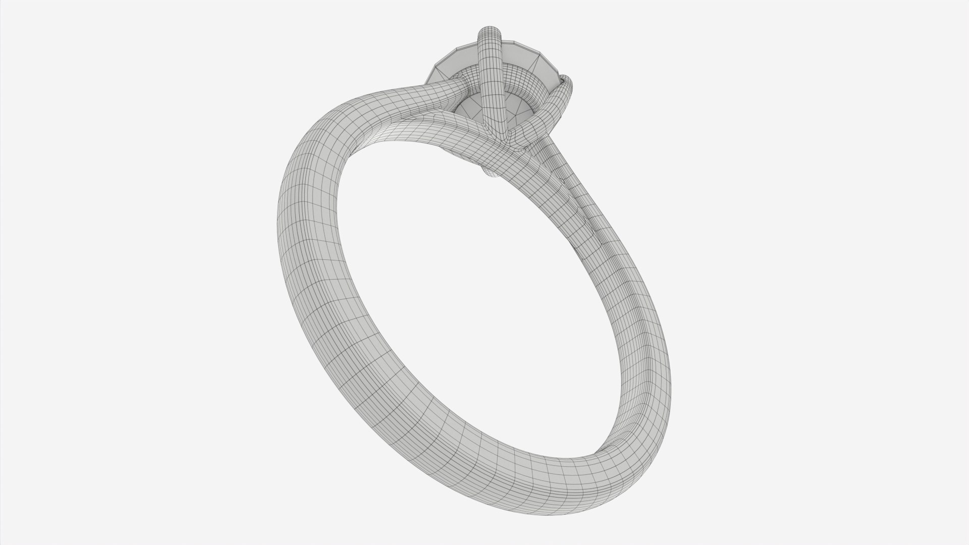 3D Model Gold Diamond Ring Jewelry 03 - TurboSquid 1968702