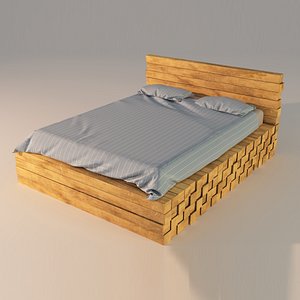 loft bed 3D model