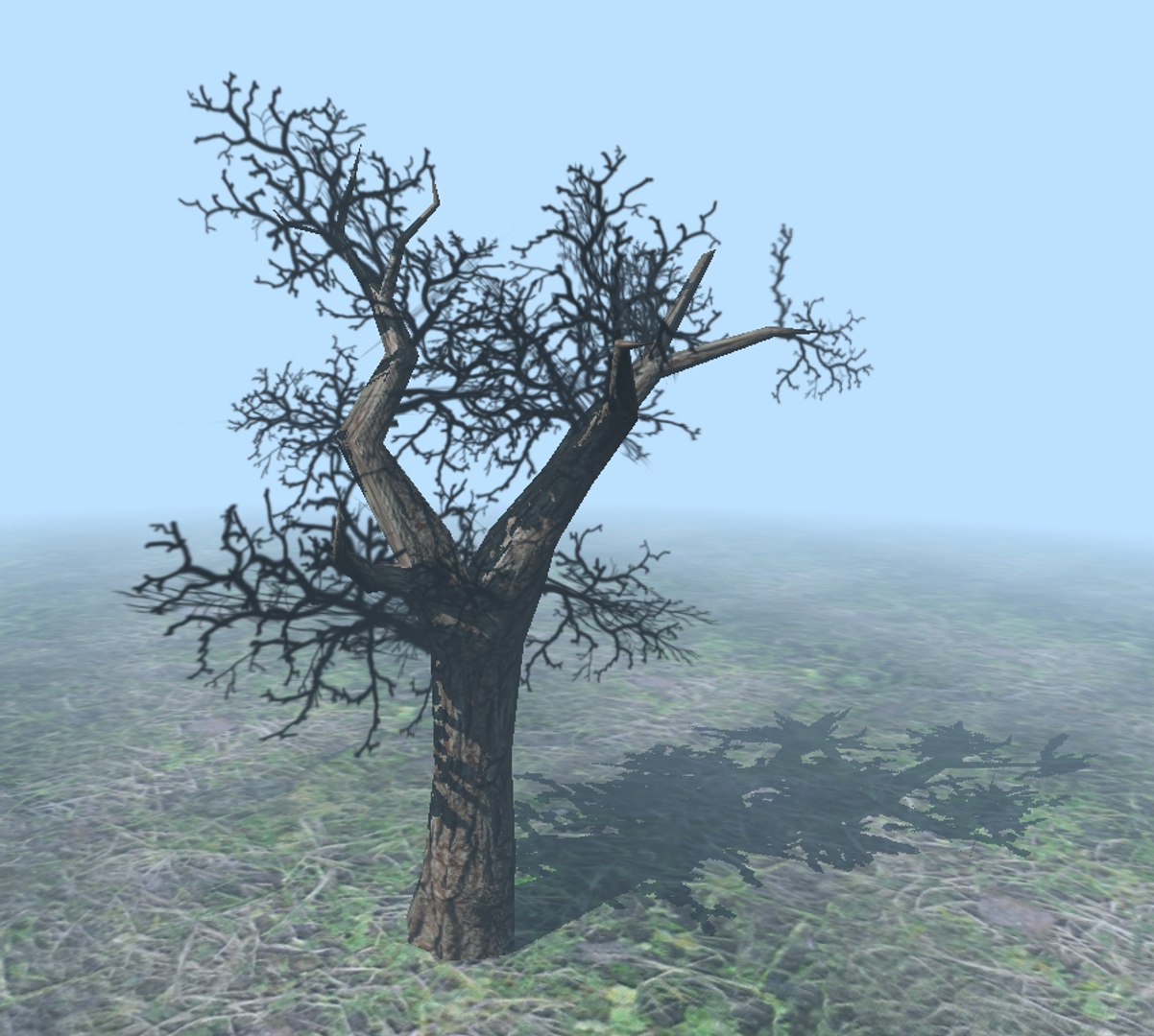 Winter Tree 3d Model