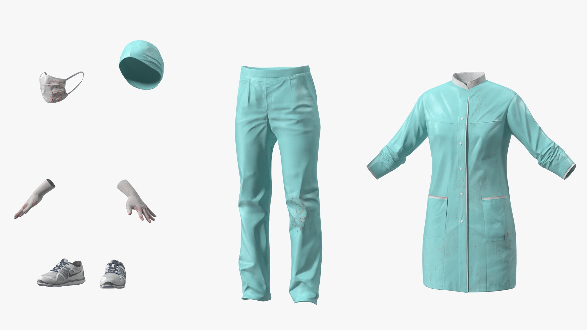 Female Medical Uniform Blood Stained 3D model https://p.turbosquid.com/ts-thumb/G3/Jm4CMu/Ae/femalemedicaluniformbloodstainedvray3dmodel016/jpg/1698437614/1920x1080/fit_q87/44a85b874b0a2d8b7dc610ceec5f5b80f76d237c/femalemedicaluniformbloodstainedvray3dmodel016.jpg