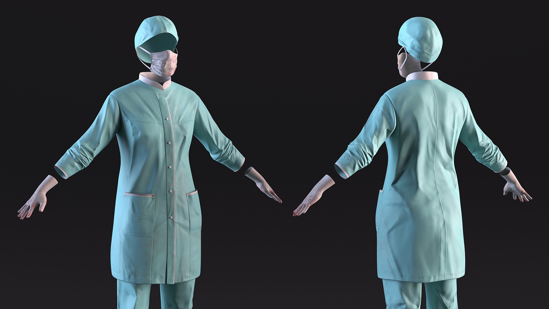 Female Medical Uniform Blood Stained 3D model https://p.turbosquid.com/ts-thumb/G3/Jm4CMu/JW/femalemedicaluniformbloodstainedvray3dmodel009/jpg/1698437585/1920x1080/fit_q87/6092c5141aeb943933bb05ec9d2fe2f744a4317a/femalemedicaluniformbloodstainedvray3dmodel009.jpg