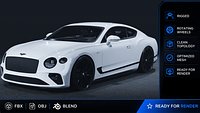 2022 Bentley Continental GT Speed 3D Model  The Ultimate Grand Tourer