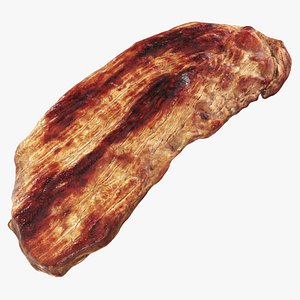 Roasted meat steak 02 3D model