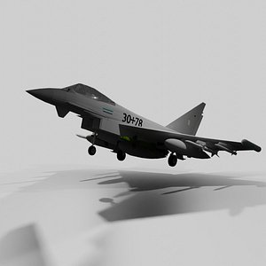 3D model Detailed Eurofighter Typhoon