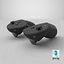 Meta Quest Touch Pro Controllers 3D