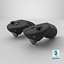 Meta Quest Touch Pro Controllers 3D