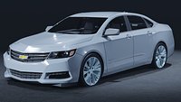 2014 Chevrolet Impala 3D Model  Full-Size American Sedan Modern Comfort Style