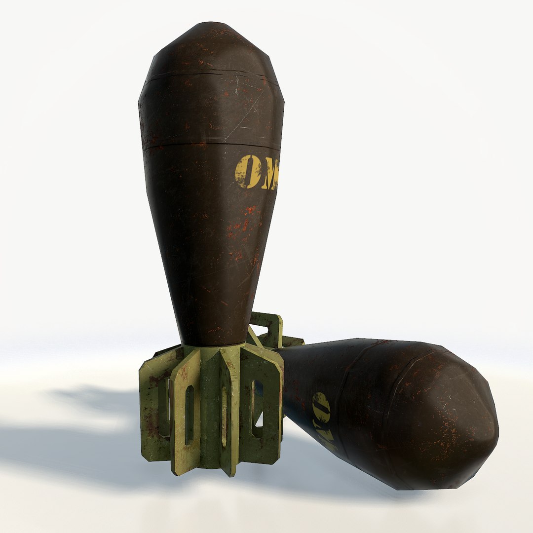 3d Mortar Shell Model