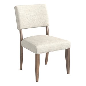 Bassett furniture Bailey Oak Side Dining Chair 3D model
