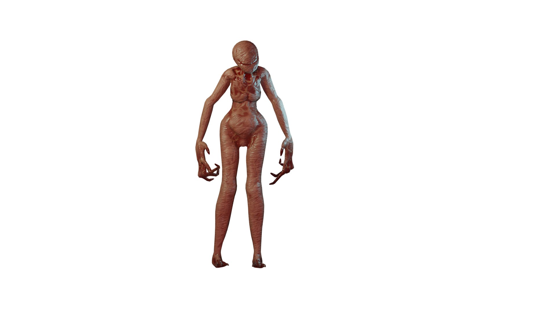 SCP-173 Monster - 3D Model Animated