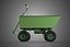 CARRINHO DE MÃO MILITAR VERDE-EXÉRCITO, CARROÇA, TRILHO, CAMINHÃO, VEÍCULO