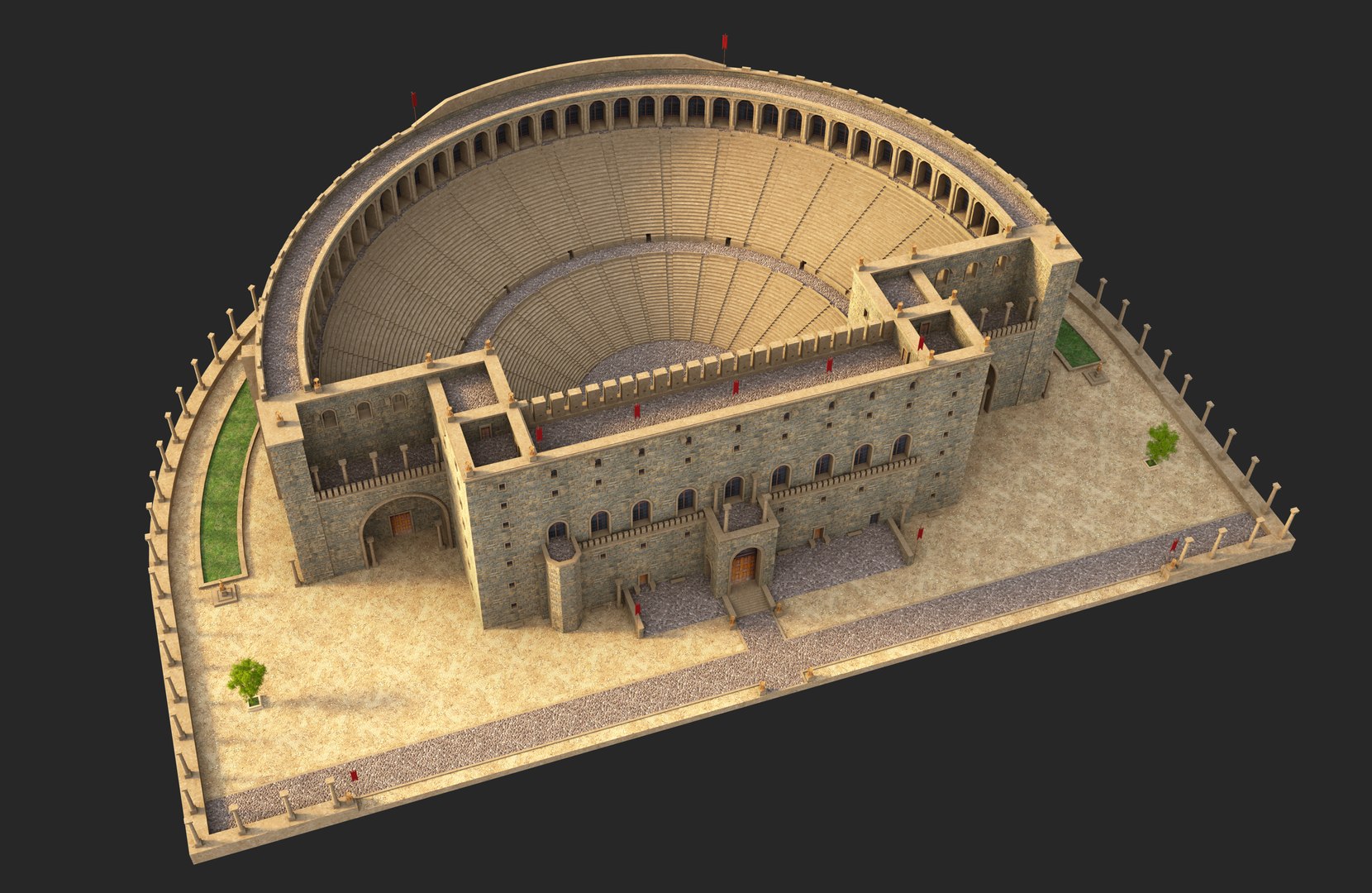 Roman Theatre of Aspendos Environment 3D model https://p.turbosquid.com/ts-thumb/G3/cuWEAC/kj/aspendos4/jpg/1753384023/1920x1080/fit_q87/d00b968b4f79e084aa62afa8b2b23362ec3a76c0/aspendos4.jpg