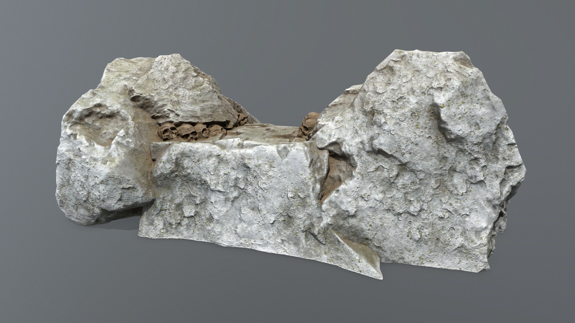 3D Model Ruin Stairs - TurboSquid 2145778