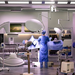 Surgery Room with Peolpe