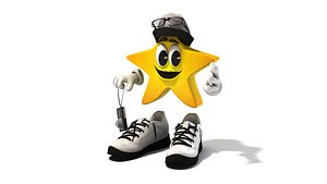 cartoon character 3d model