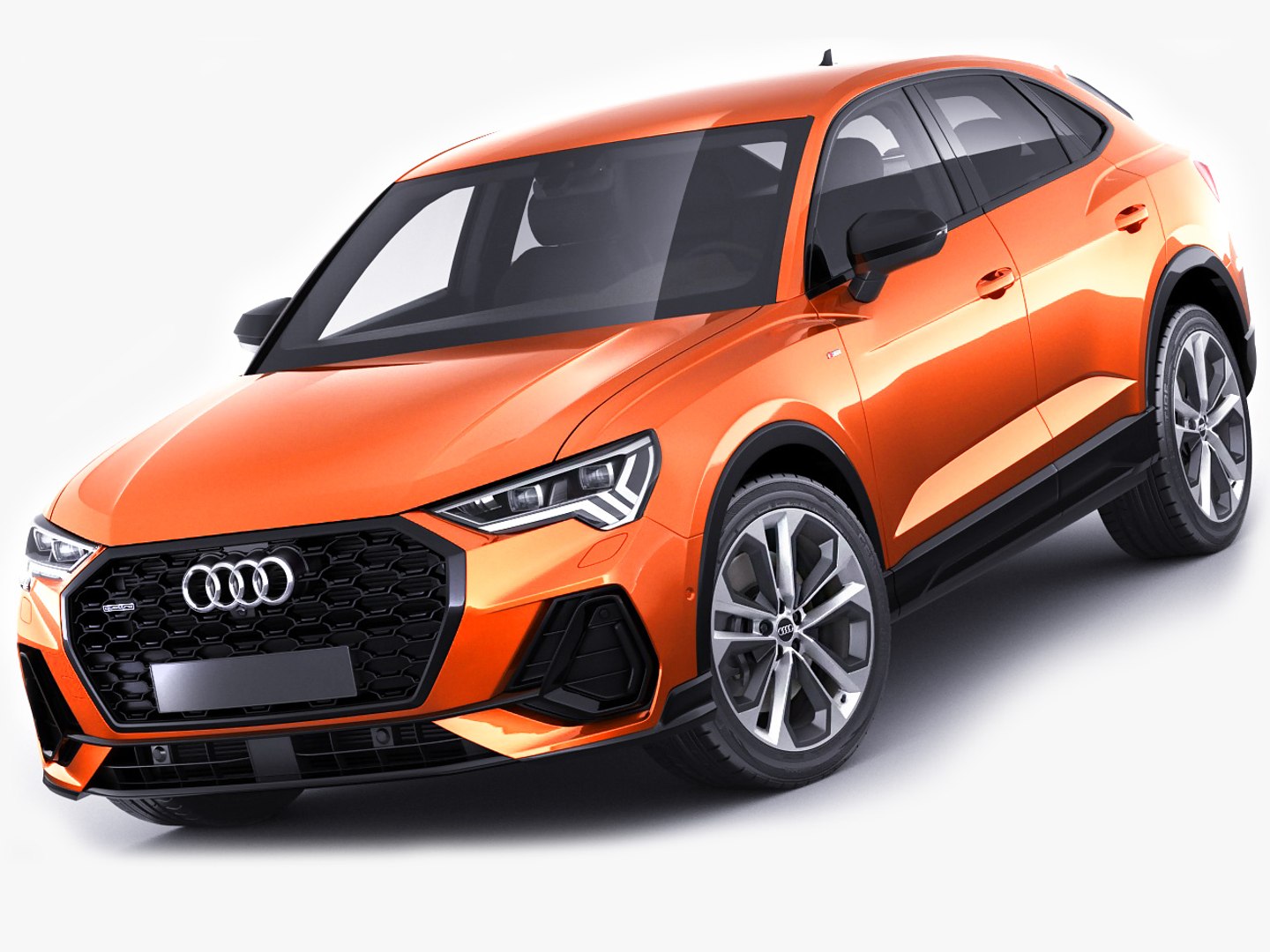 Audi Q3 Sportback 3D Model TurboSquid 1533373
