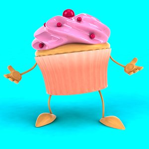fun cupcake ! 3D model