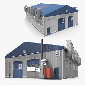 Factory Unit Building UralSpetsTrans Simplified