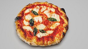 3D Margherita Pizza