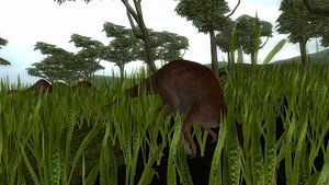 3d gallimimus model