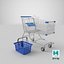 3D real shopping carts