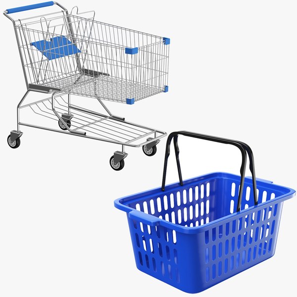 3D real shopping carts