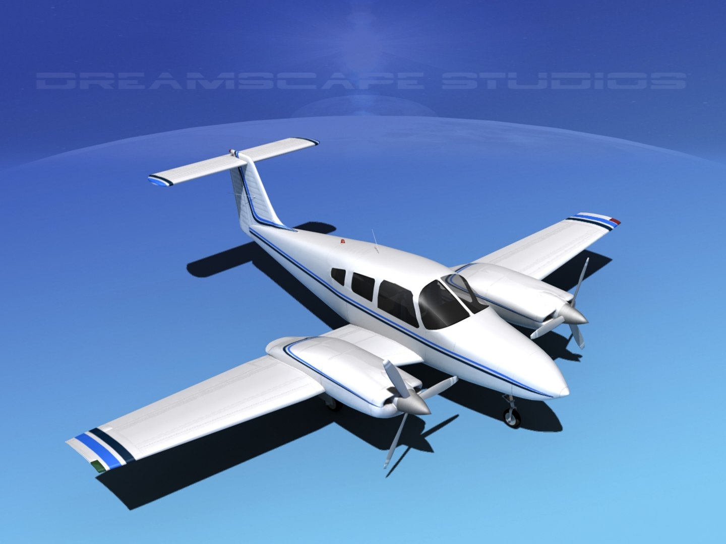 3d Model Propeller Piper Seminole