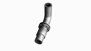 3D model Modular Industrial Pipe Kit