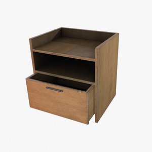 Bedside table 3D model