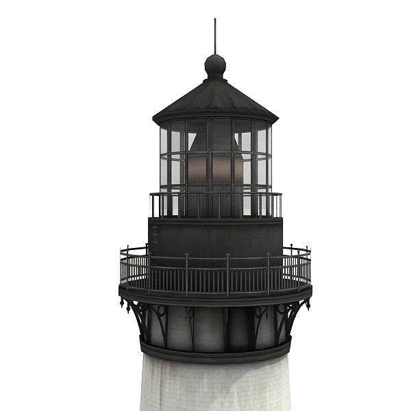 Low-poly Light Tower 3d Model