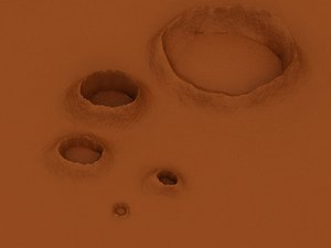 3D Crater Landscape