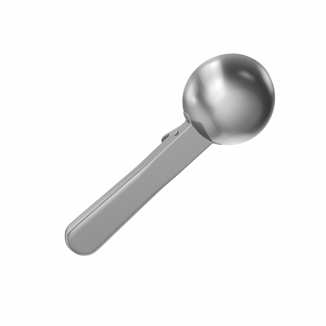 Golden Ice Cream Scoop 3D model - TurboSquid 1888306