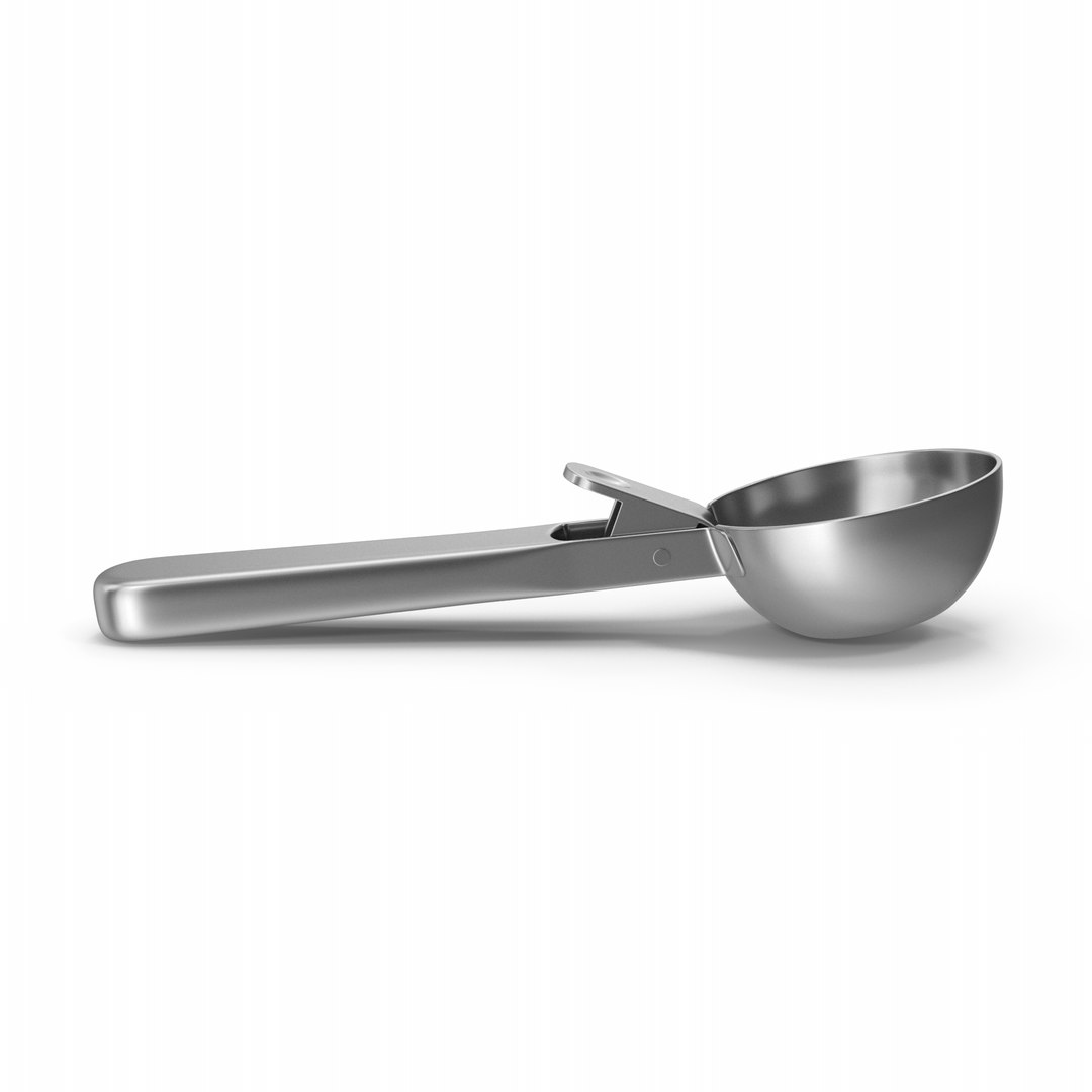 Golden Ice Cream Scoop 3D model - TurboSquid 1888306