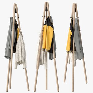 3D Kiila Artek Coat Rack