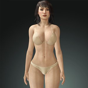 3D Realistic Girl Nina