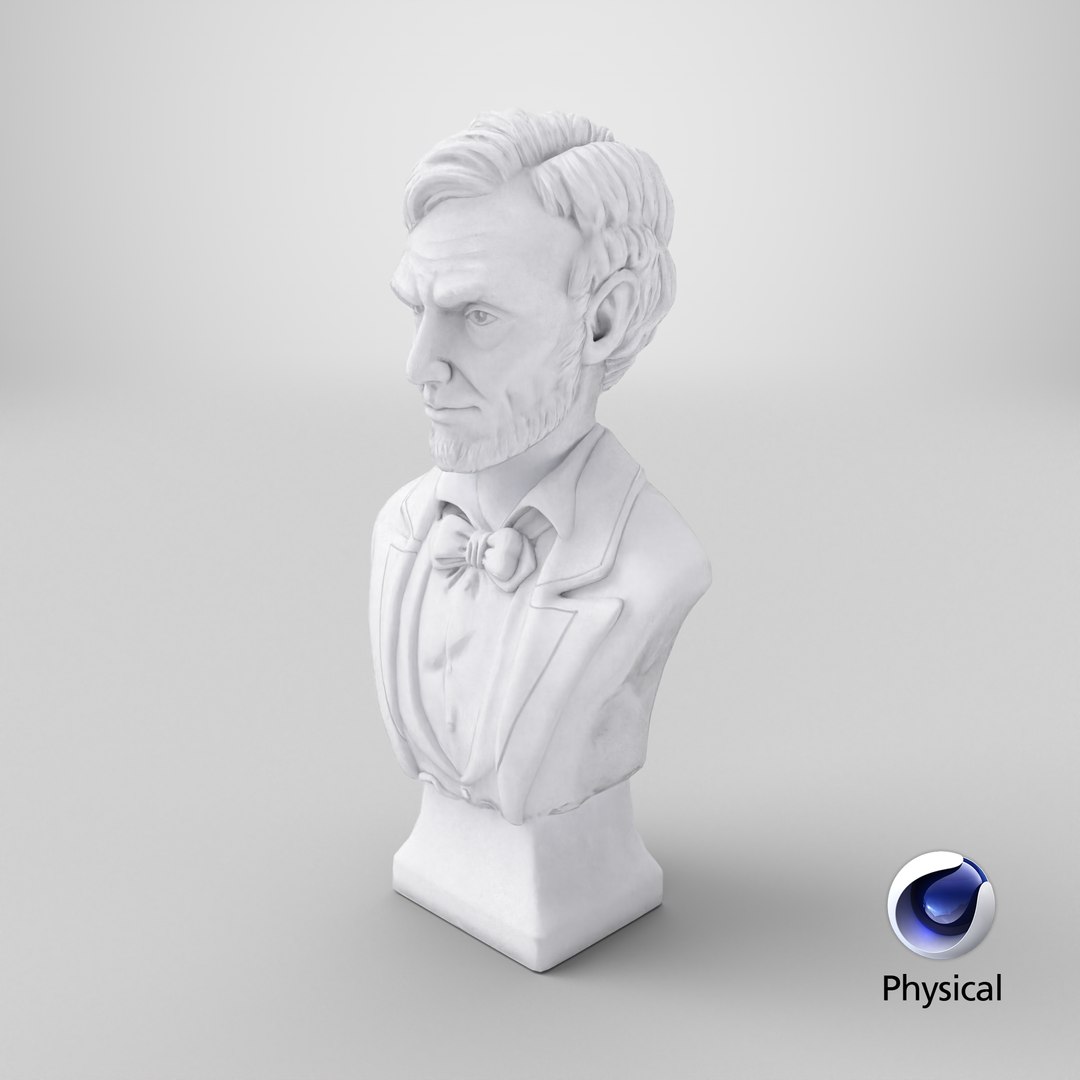 Bust of Lincoln 3D model https://p.turbosquid.com/ts-thumb/G4/S5nIpP/Az/stemcell_cinema_4d_physical_render/png/1738138803/1920x1080/fit_q87/646f80b895df9c6ae8b8c0cf7547143157b45e34/stemcell_cinema_4d_physical_render.jpg